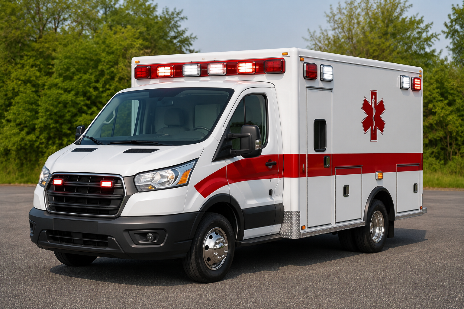 Modern Ambulance Vehicle